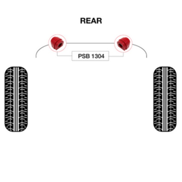 2 x Mini Hatch F55/F56 (14-23), Cabriolet F57 (16-23), Clubman F54 (16-23), Countryman F60 (17-23) Rear Stabiliser Bar - Image 6