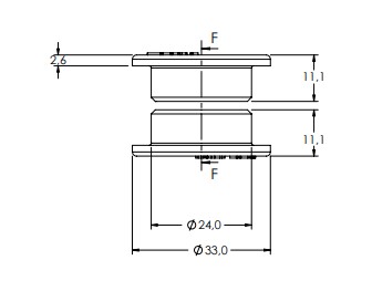 2 x E-Teck Pyp Kar Bush - Image 4